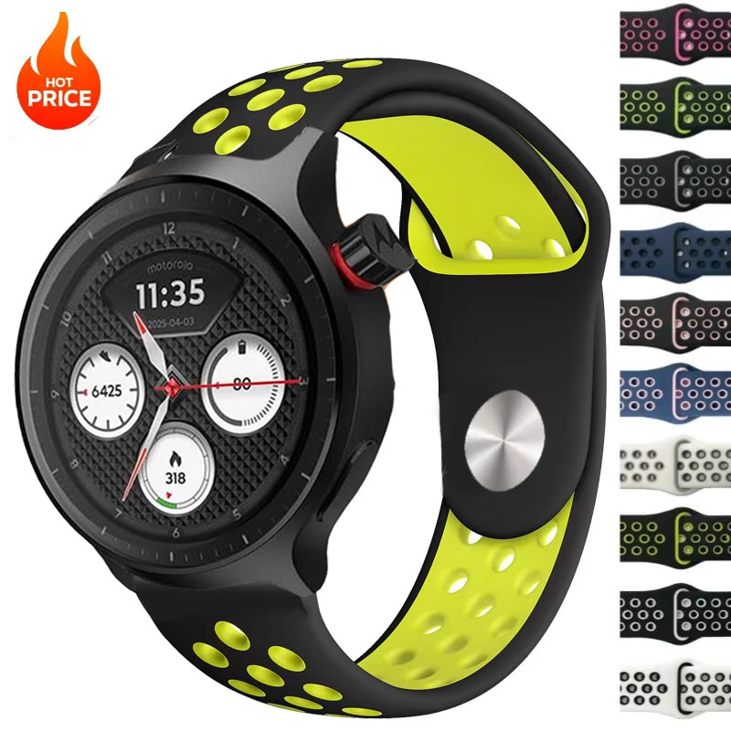 Motorola Smartwatch Accessories - Cinturino bicolore traspirante da 20mm 22mm