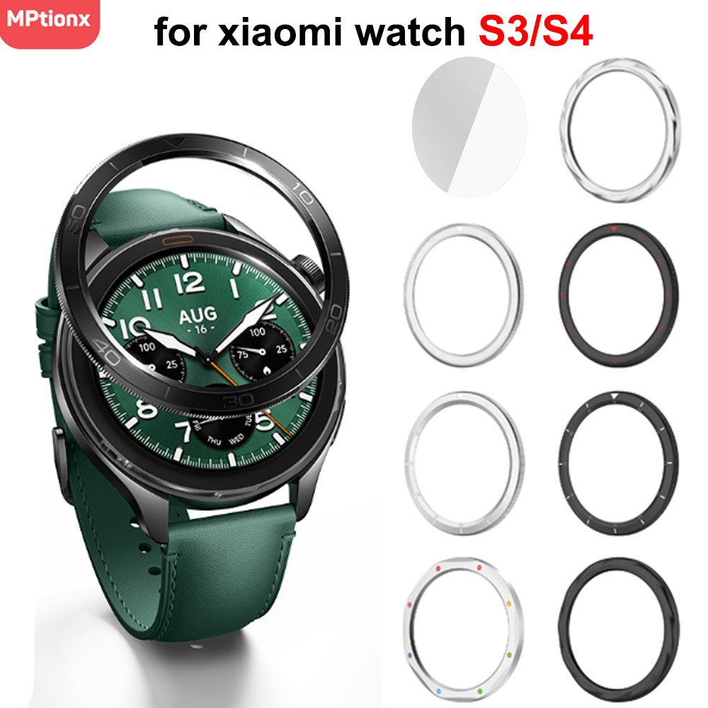 Xiaomi Smartwatch S4 Accessories - Anello con castone in metallo per
