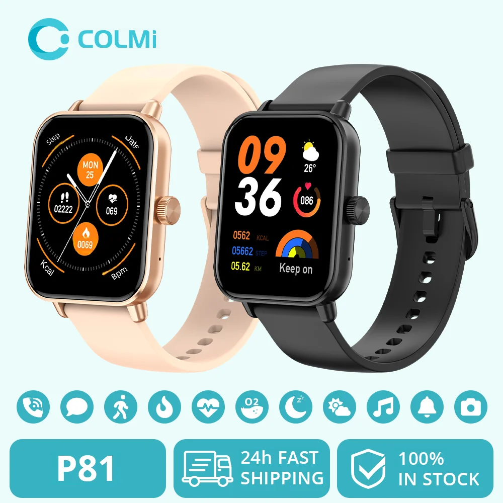 Smartwatch Instagram - COLMI P81 Chiamate vocali Smart Watch