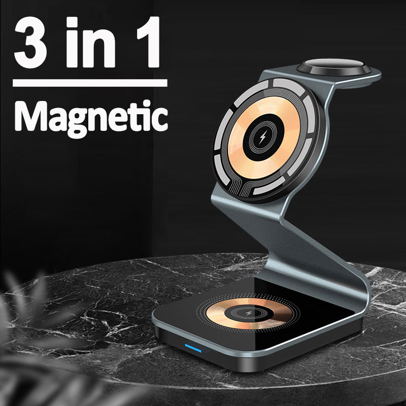 Smartwatch Ac - Supporto per caricabatterie wireless magnetico trasparente