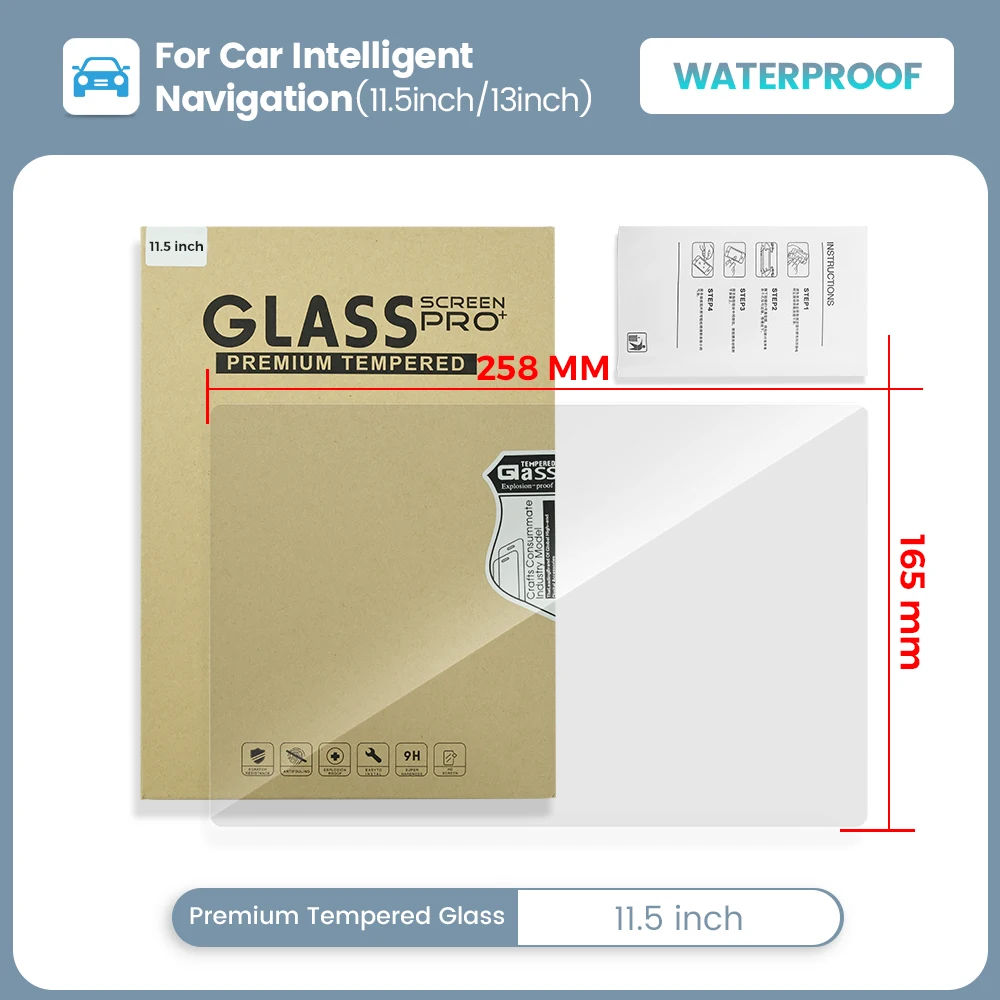 Screen Protector Film - Pellicola protettiva adesiva per autoradio da