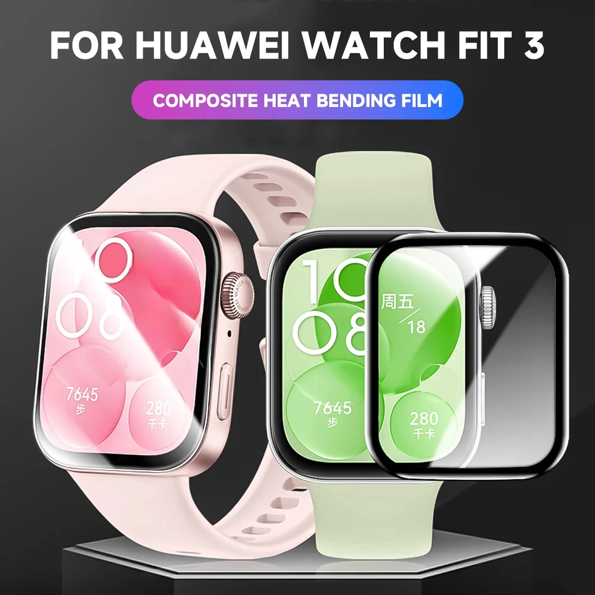 Huawei Smartwatch Accessories - Proteggi schermo 3D per Huawei Watch