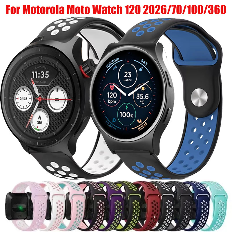 Motorola Smartwatch Accessories - Cinturino di ricambio traspirante da 20mm