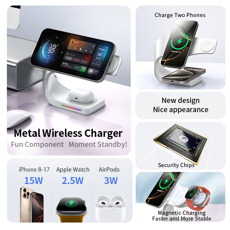 Caricatore Wireless 4 in 1 con - Wireless Charger Watch recensione e prezzo