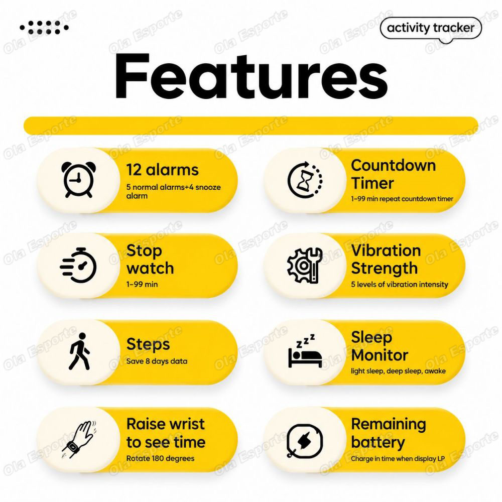 Smartwatch digitale a LED, imp - Android Smartwatch Accessories recensione e prezzo