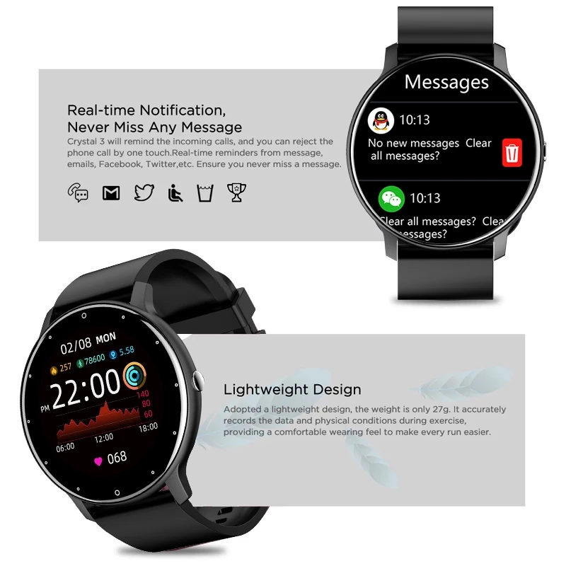 LIGE 2026 Smart Watch donna uo - Smartwatch Instagram recensione e prezzo