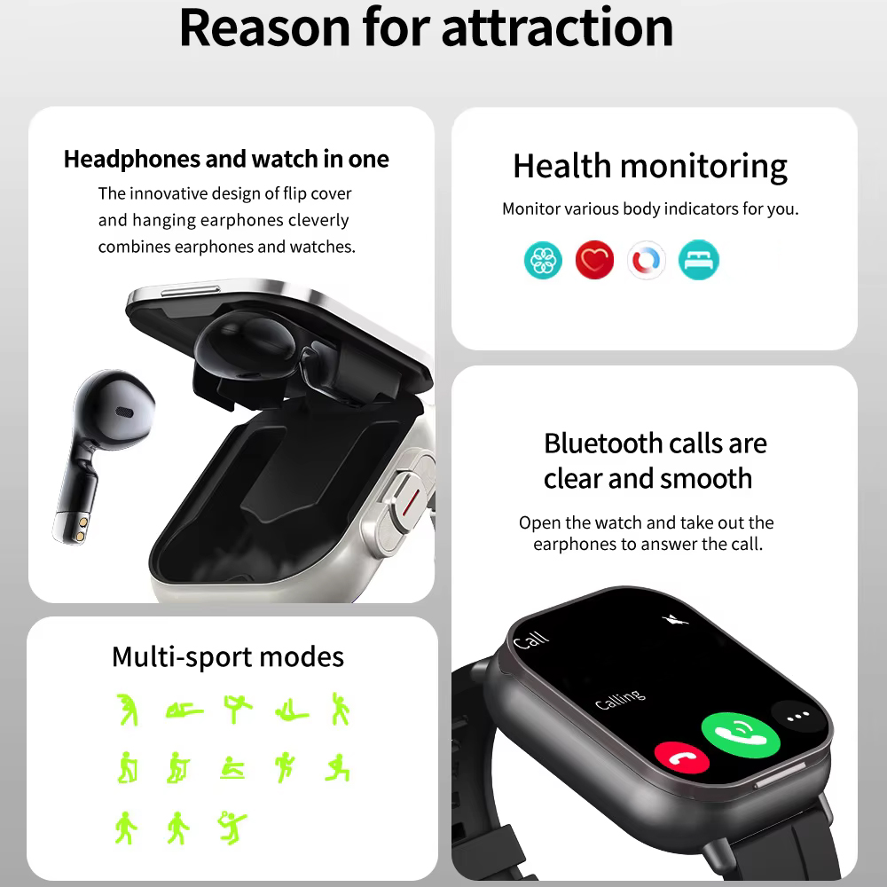 Smartwatch 2 in 1 con Auricola - Smartwatch Headset recensione e prezzo