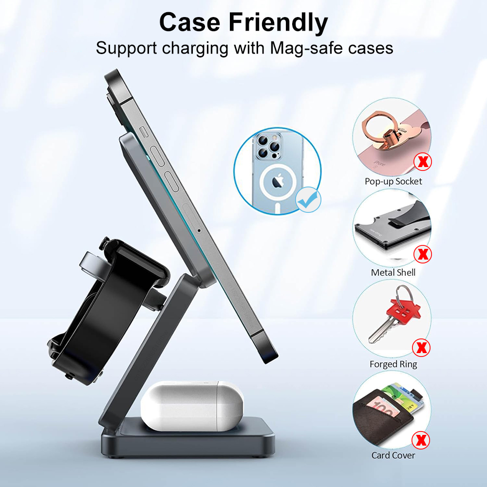 Supporto per caricabatterie wi - Wireless Charger Watch recensione e prezzo