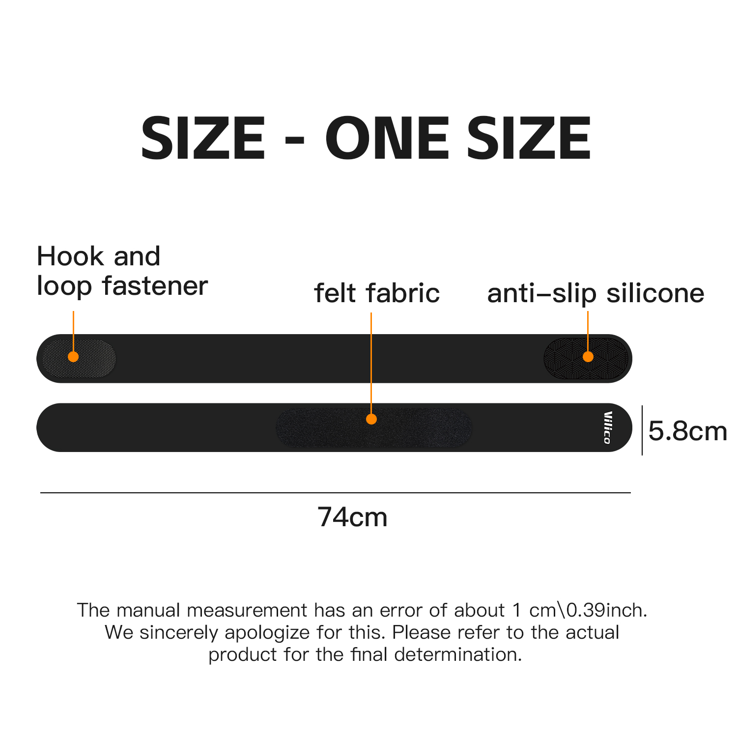 1PC Vilico Fascia di Supporto  - Rugged Sport Strap recensione e prezzo