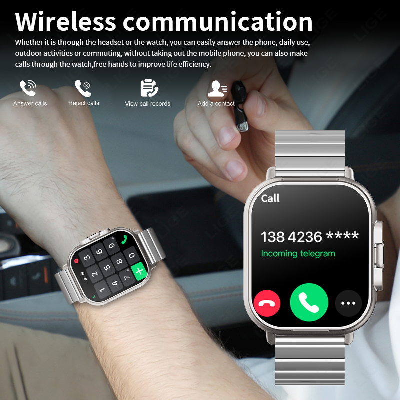 LIGE TWS 2 in 1 Smartwatch con - Smartwatch Headset recensione e prezzo
