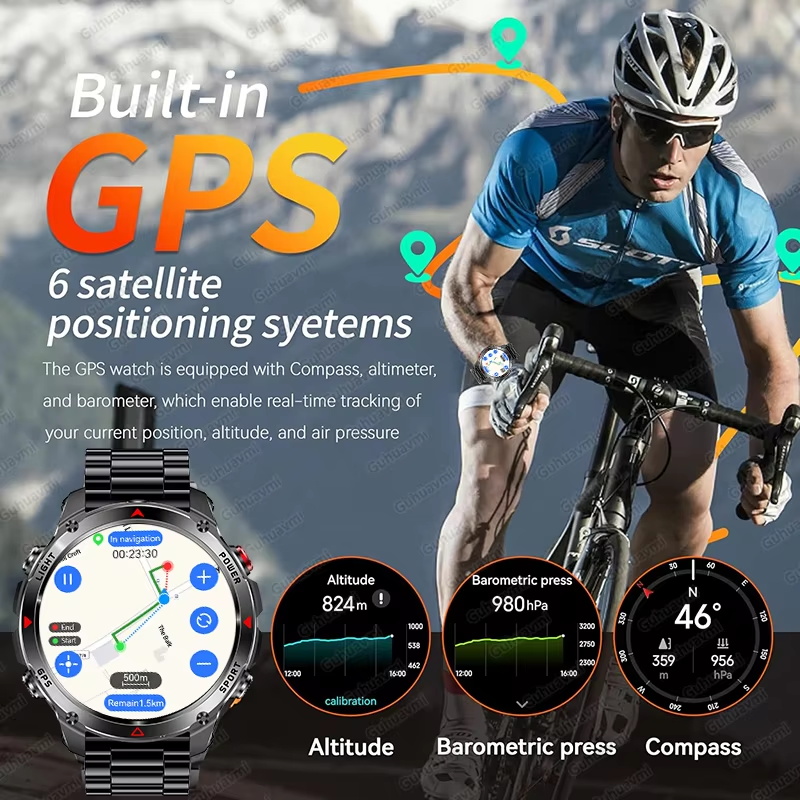 Smartwatch Militare GPS 540mAh - Android Smartwatch Accessories recensione e prezzo
