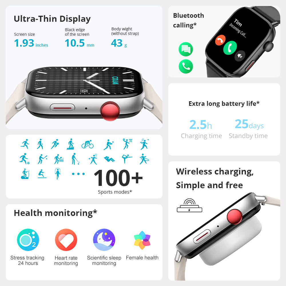 Nuovo COLMI C8 Max Chiamate vo - Smartwatch Instagram recensione e prezzo