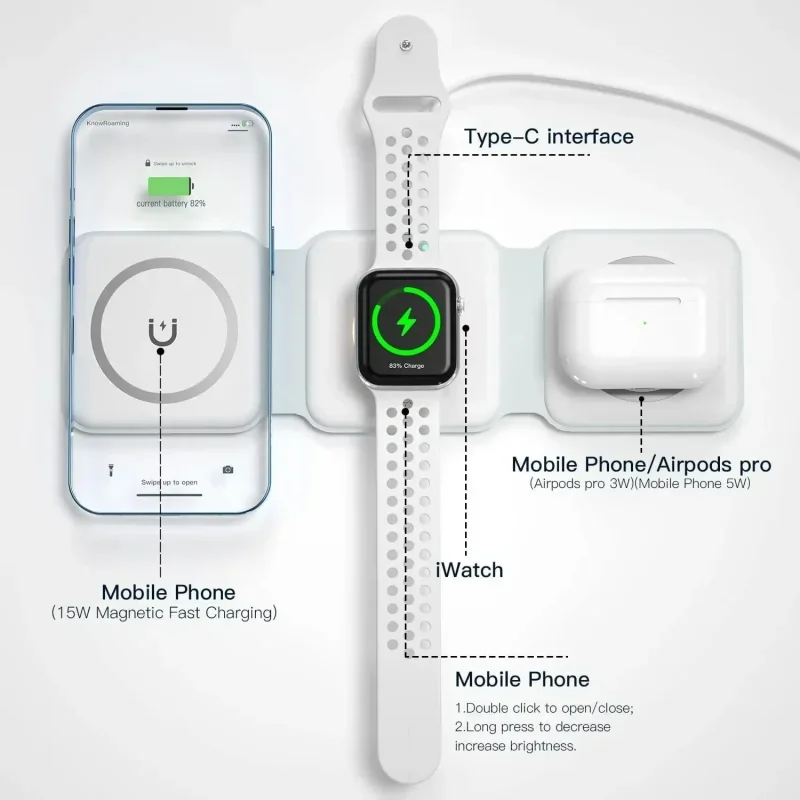 Caricatore wireless magnetico  - Smartwatch Ac recensione e prezzo