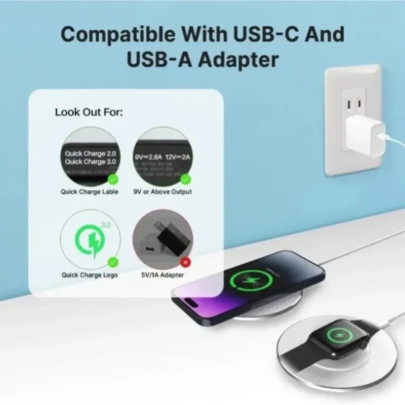 Caricatore Wireless Compatto 3 - Wireless Charger Watch recensione e prezzo